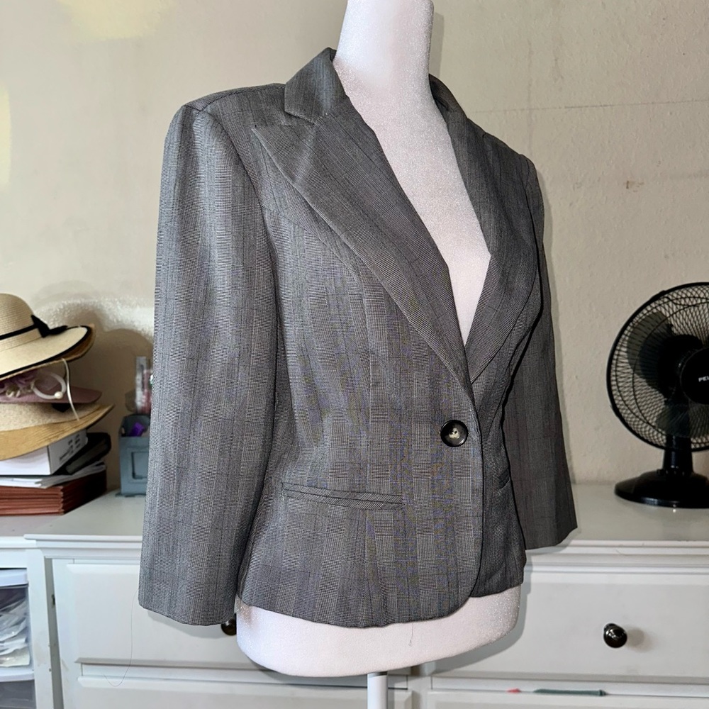 Silver blazer/jacket